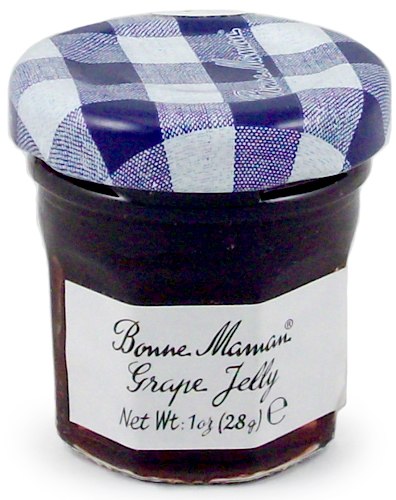 Bonne Maman 1.0 oz Mini Jar - Grape Jelly - 60 count box