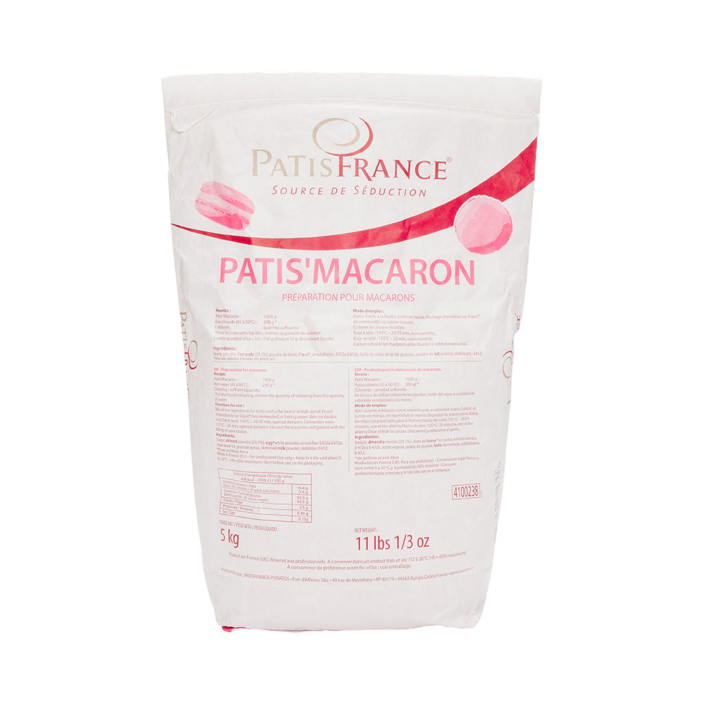 Patis France 11.0 lb Macaron Mix - 1 count box