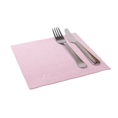 Luxenap Square Bordeaux Denim Paper Napkin - Air Laid - 15 3/4