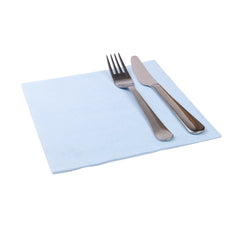 Luxenap Square Celeste Denim Paper Napkin - Air Laid - 15 3/4