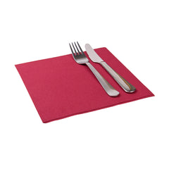 Luxenap Square Bordeaux Paper Napkin - Air Laid - 15 3/4