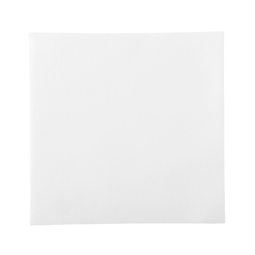 Luxenap Square White Paper Napkin - Micropoint, 3-Ply - 15 3/4" x 15 3/4" - 2000 count box