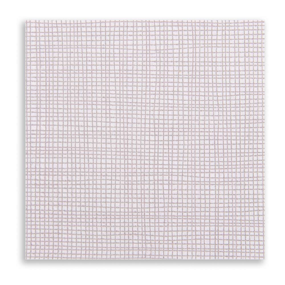 Luxenap Square White Paper Cocktail Napkin - Micropoint, 2-Ply, with Gray Threads - 7 3/4" x 7 3/4" - 4800 count box