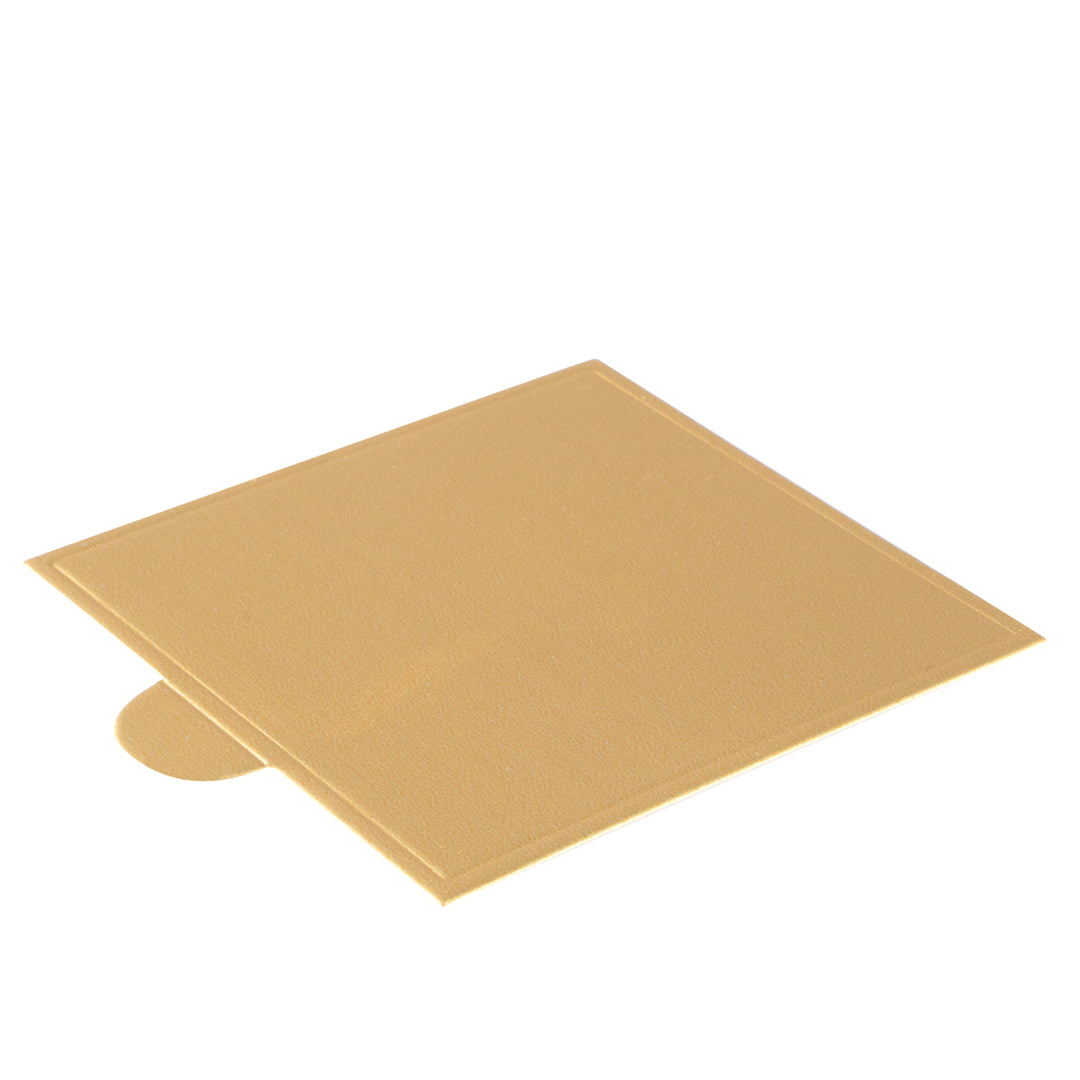 Square Gold Paper SturdyServe Base - 2 3/4" x 2 3/4" - 200 count box