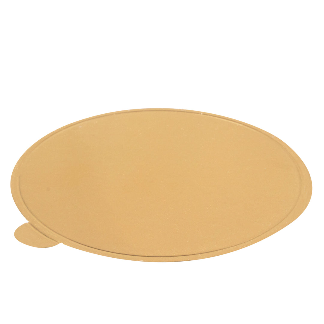 Round Gold Paper SturdyServe Base - 3" x 3" - 200 count box