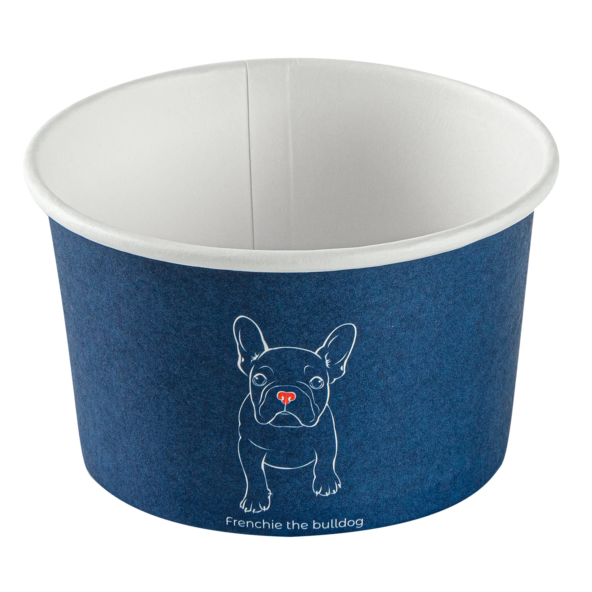 Coppetta 5 oz Round Frenchie Paper To Go Cup - 3 1/4" x 3 1/4" x 2" - 200 count box