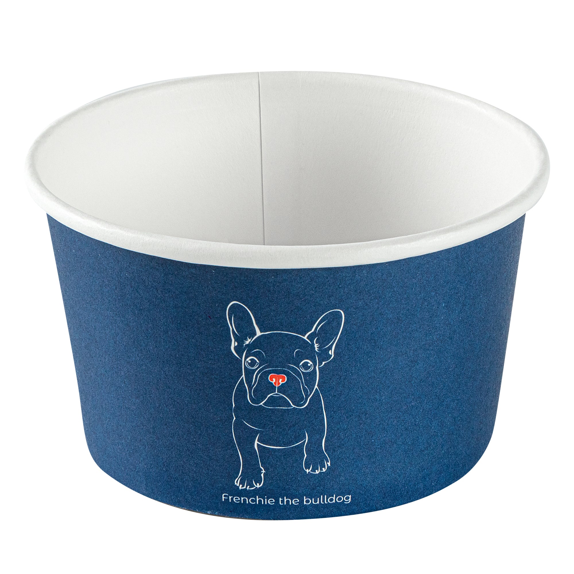 Coppetta 12 oz Round Frenchie Paper To Go Cup - 4" x 4" x 2 1/4" - 200 count box