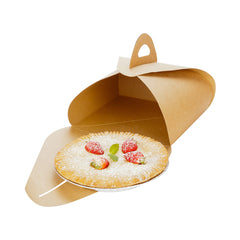 Ingenero Kraft Paper Large Lunch and Cake Box - 9