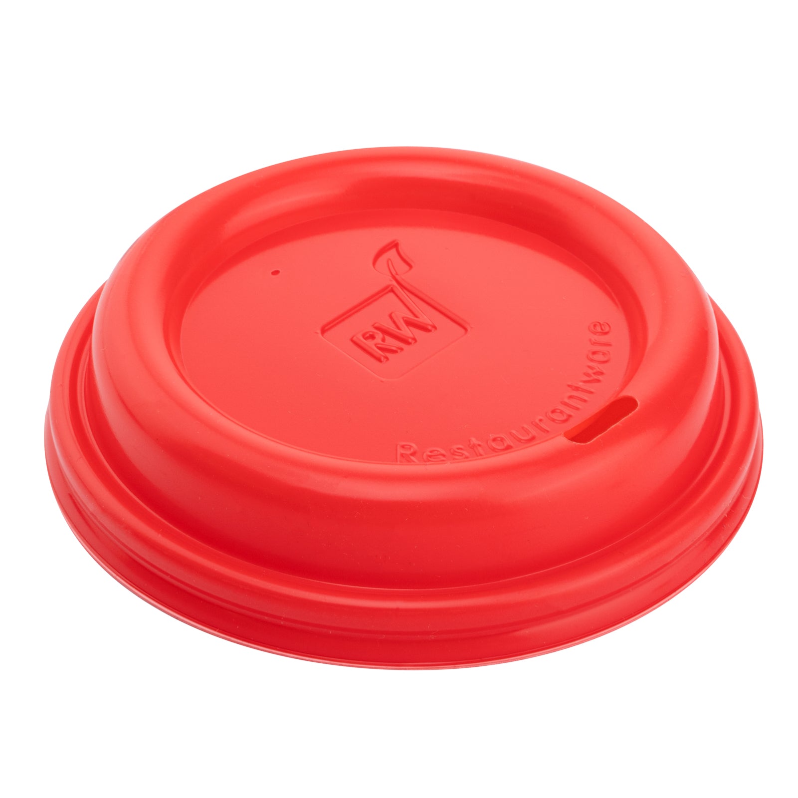 Restpresso Red Plastic Coffee Cup Lid - Fits 8, 12, 16 and 20 oz - 500 count box