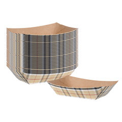 Bio Tek 4 oz Plaid Paper #25 Boat - 3