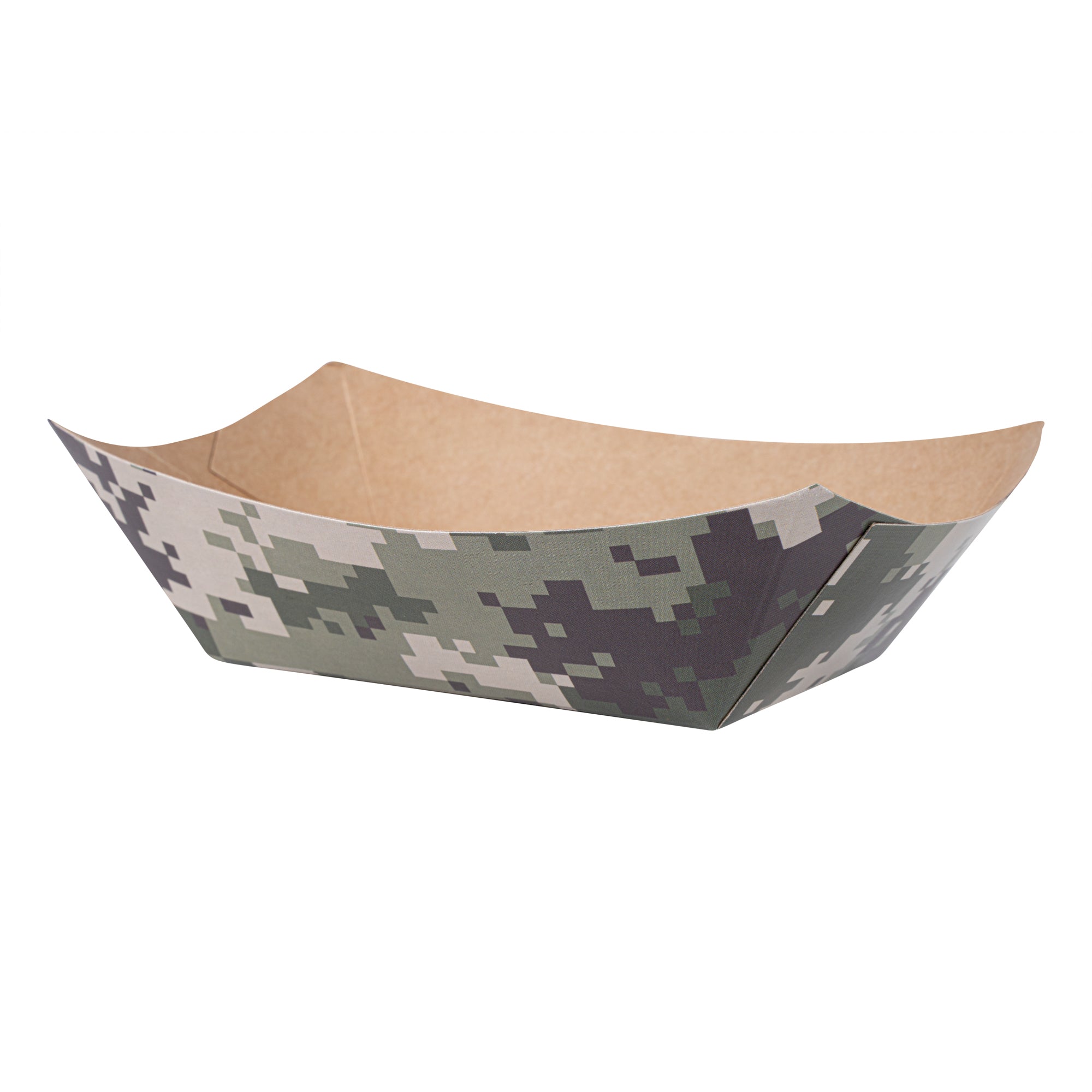 Bio Tek 6 oz Camouflage Paper #40 Boat - 3 1/4" x 2" x 1 1/2" - 400 count box