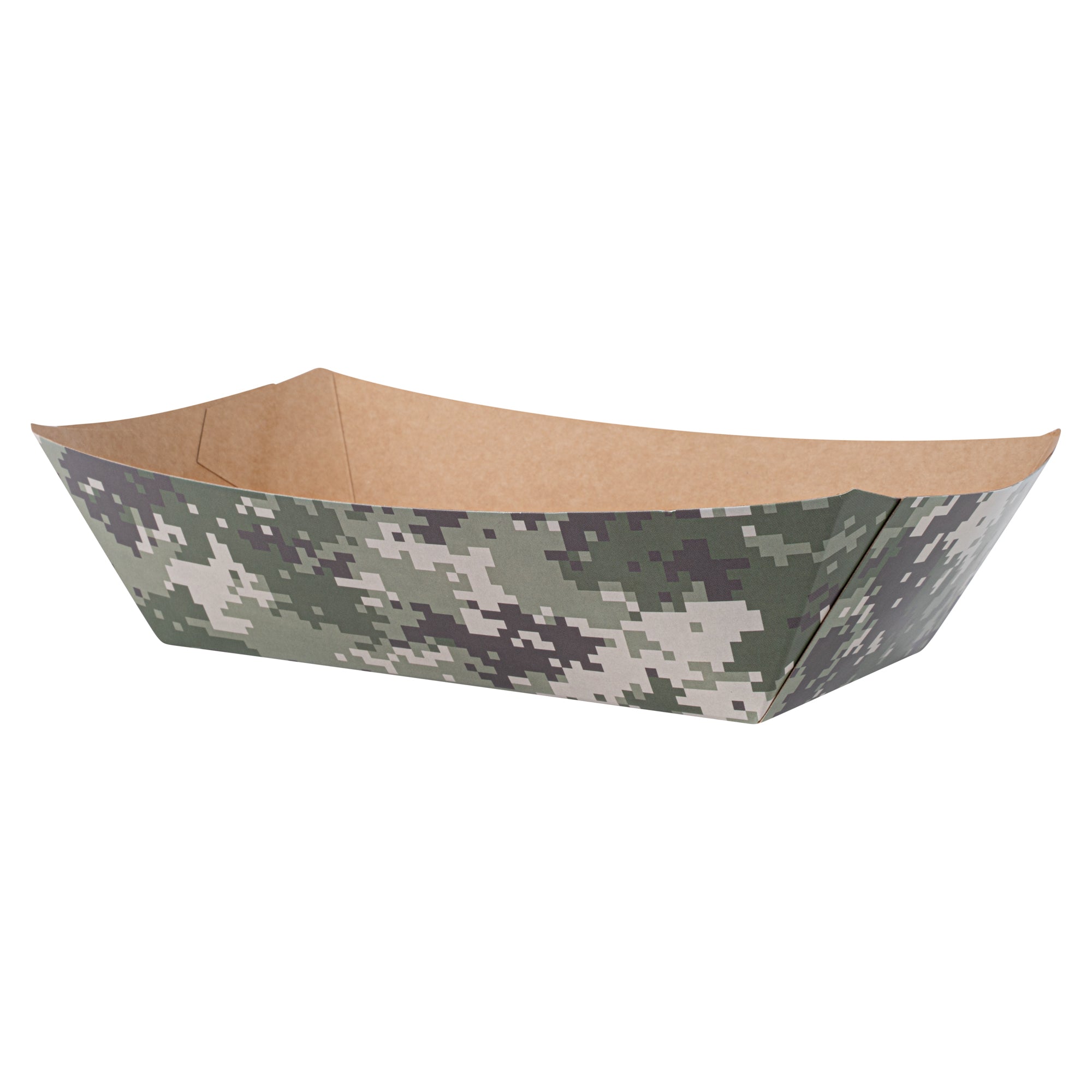 Bio Tek 2 lb Camouflage Paper #200 Boat - 6 1/2" x 3 3/4" x 2 1/4" - 200 count box