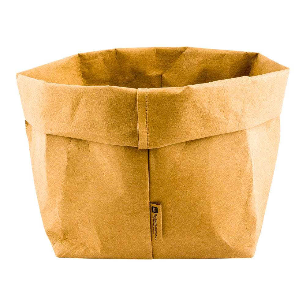 DuraLux Kraft Paper Washable Bag - 7 3/4" x 7 3/4" x 9 3/4" - 1 count box