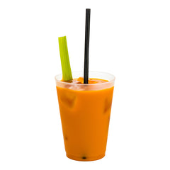 Black Paper Straw - Biodegradable, 6mm - 7 3/4