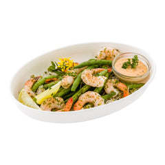 Pulp Tek 26 oz Oval White Sugarcane / Bagasse Salad Plate - 9 1/4