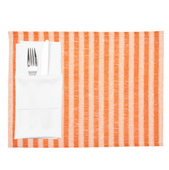 Orange Striped Placemat - 16