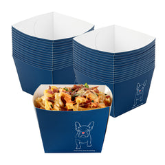 Bio Tek Square Frenchie Paper Snack Box - 5 1/4