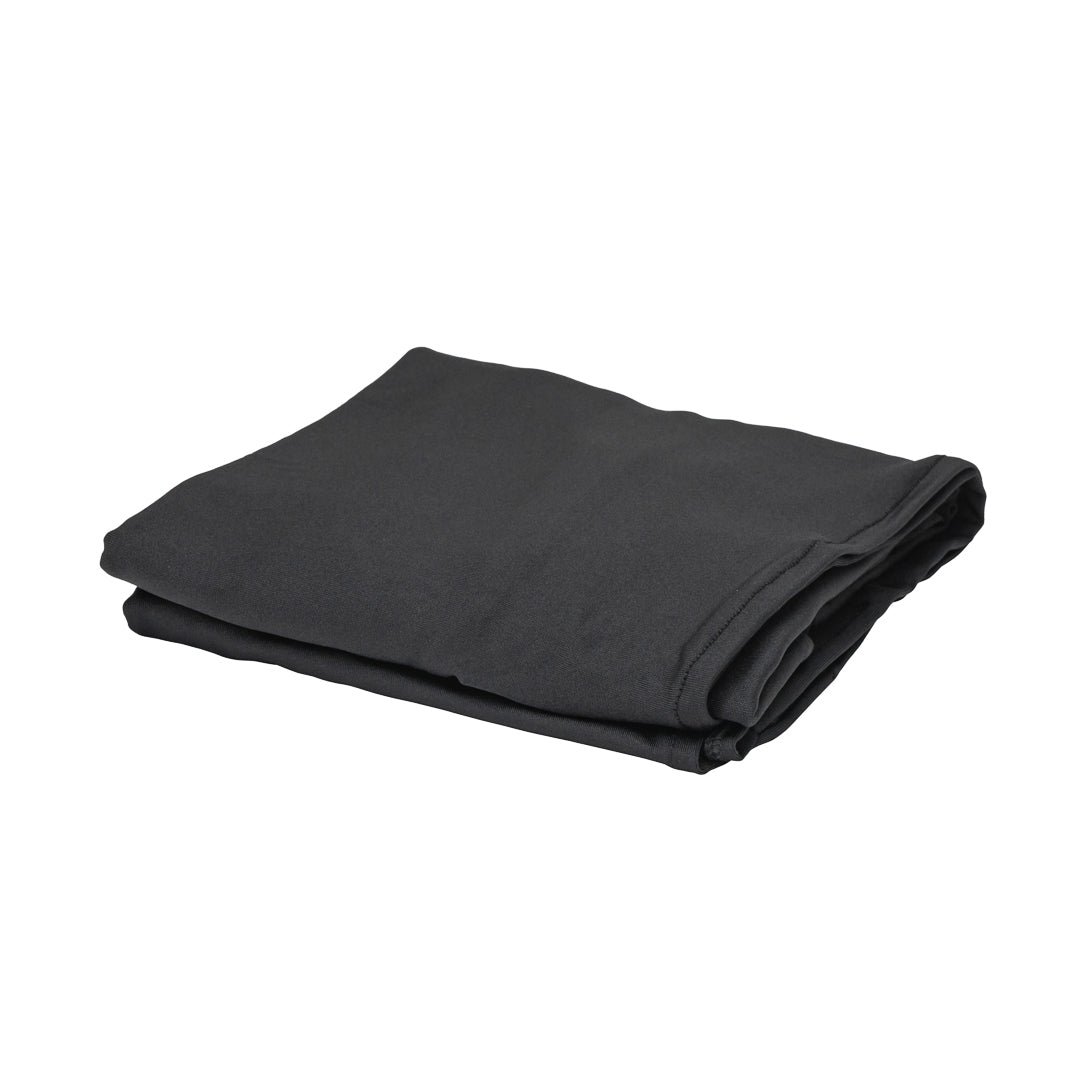 Table Tek Black Spandex Banquet Chair Cover - Universal, Stretch - 10 count box