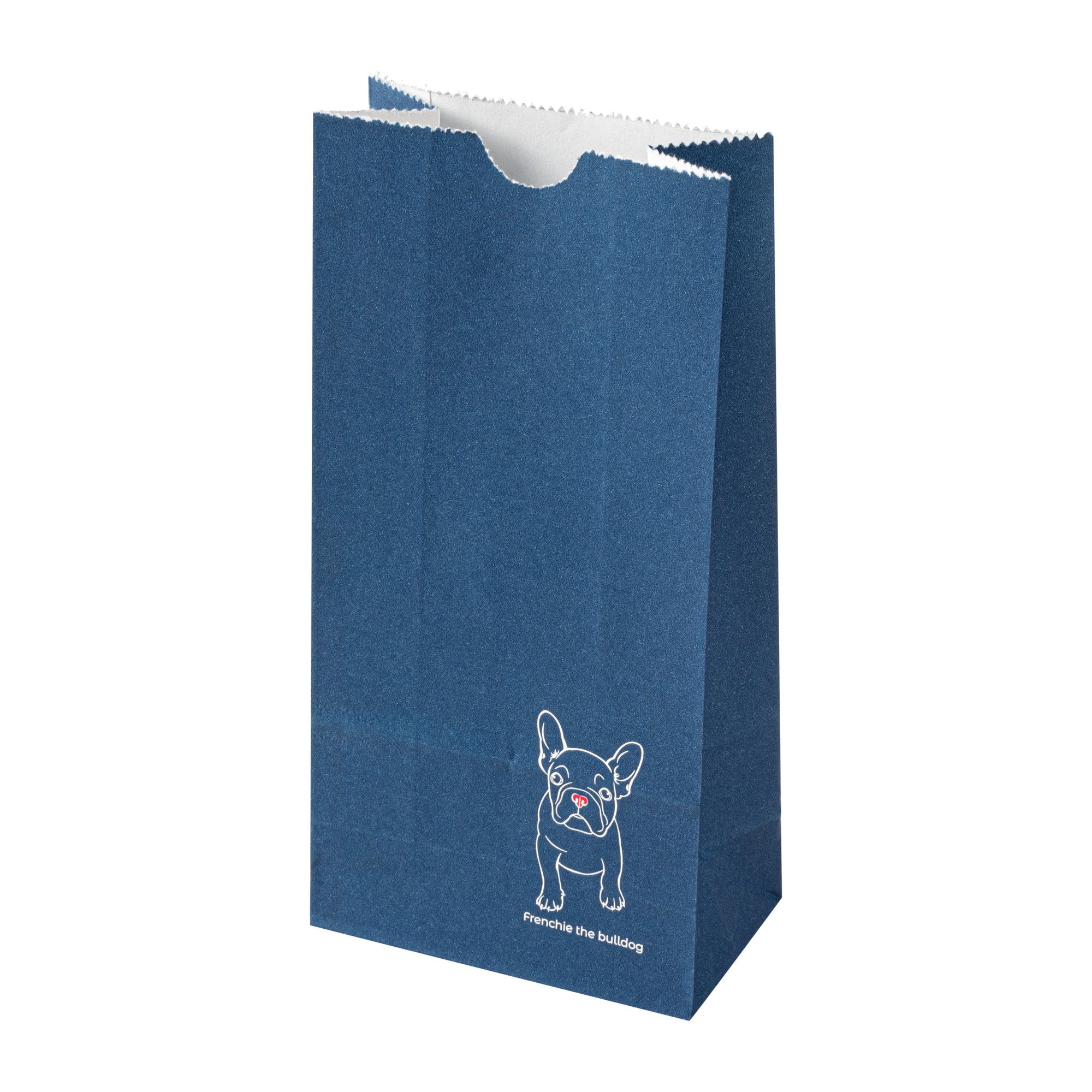 Bag Tek Frenchie Paper Bag - 2 lb - 4 1/4" x 2 1/4" x 8 1/2" - 100 count box