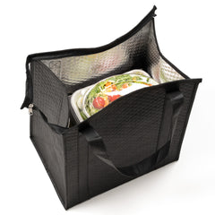 Delivery Tek Black Food Delivery Bag - Insulated - 15