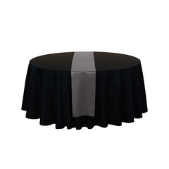 Table Tek Dark Gray Satin Table Runner - 12