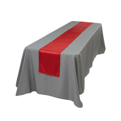 Table Tek Red Satin Table Runner - 12