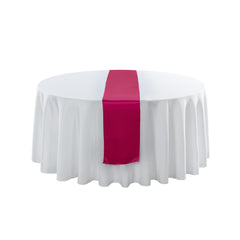 Table Tek Dark Pink Satin Table Runner - 12