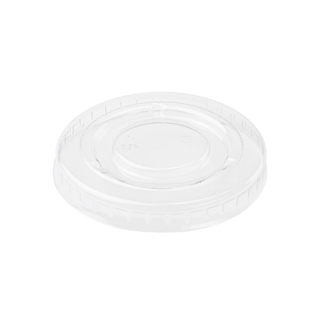 Pulp Tek Round Clear Plastic Lid - Fits 2 oz Take Out Portion Cup - 2000 count box