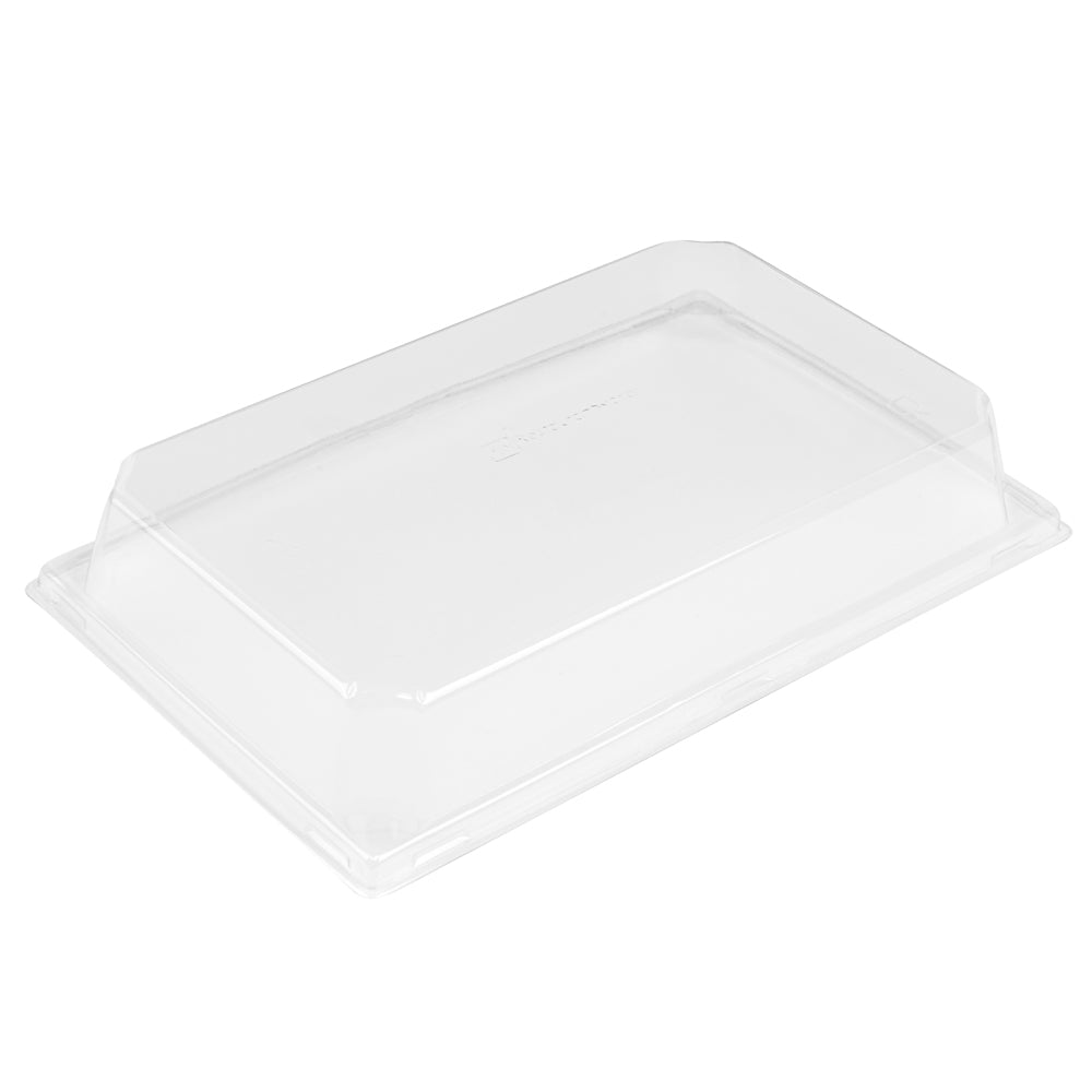 Matsuri Vision Clear Plastic Lid - Fits Medium Sushi Tray - 100 count box