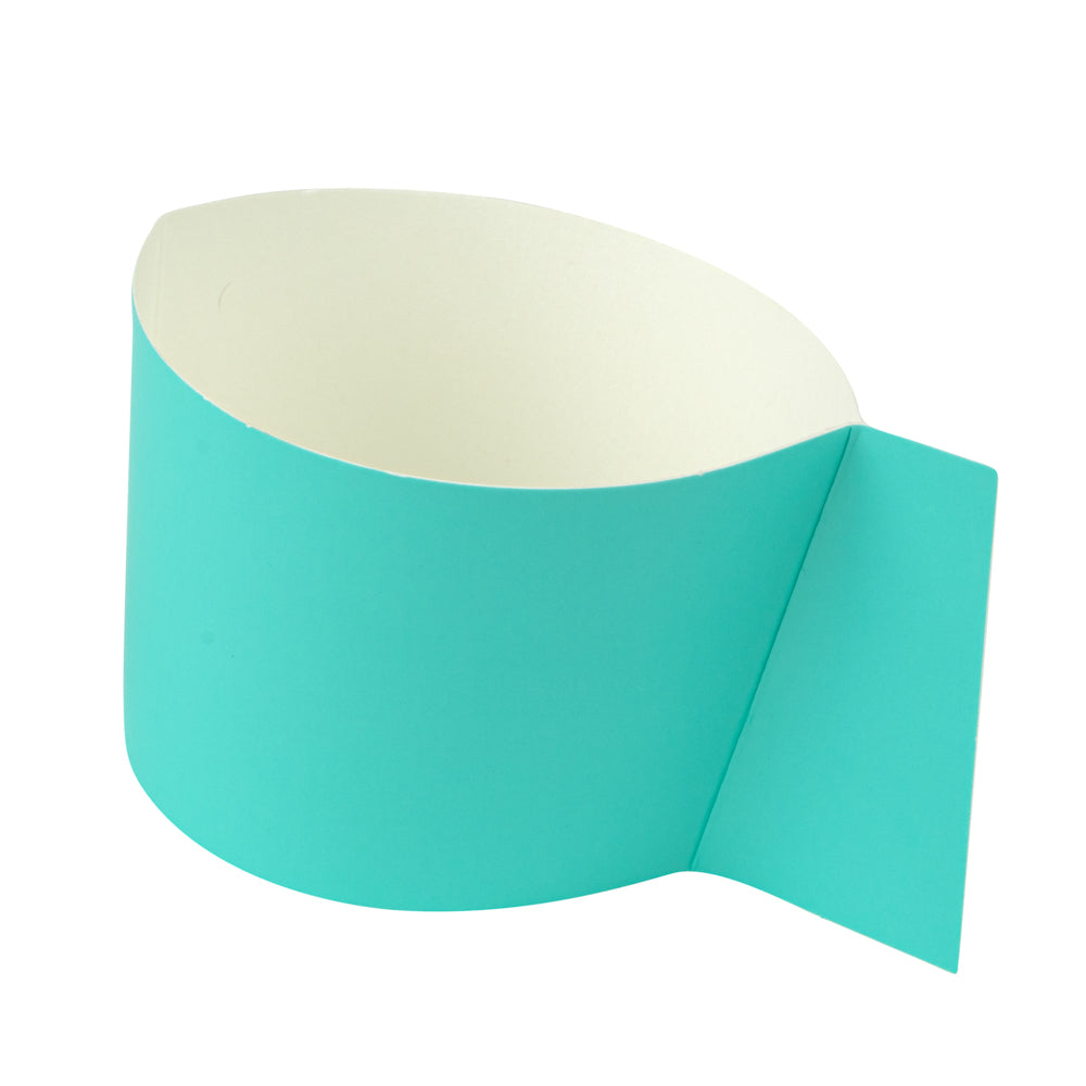 Restpresso Turquoise Paper Coffee Cup Sleeve - with Handle, Fits 12 / 16 / 20 oz Cups - 1000 count box