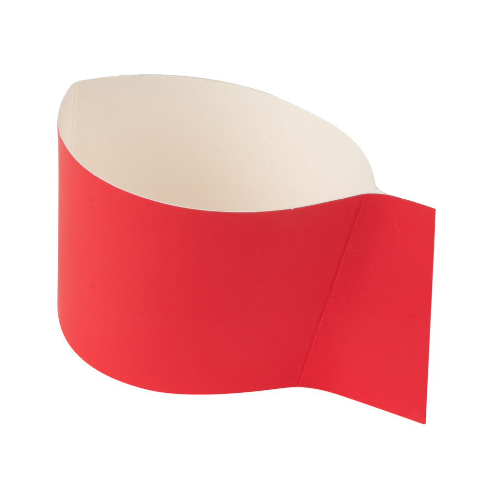 Restpresso Red Paper Coffee Cup Sleeve - with Handle, Fits 12 / 16 / 20 oz Cups - 1000 count box