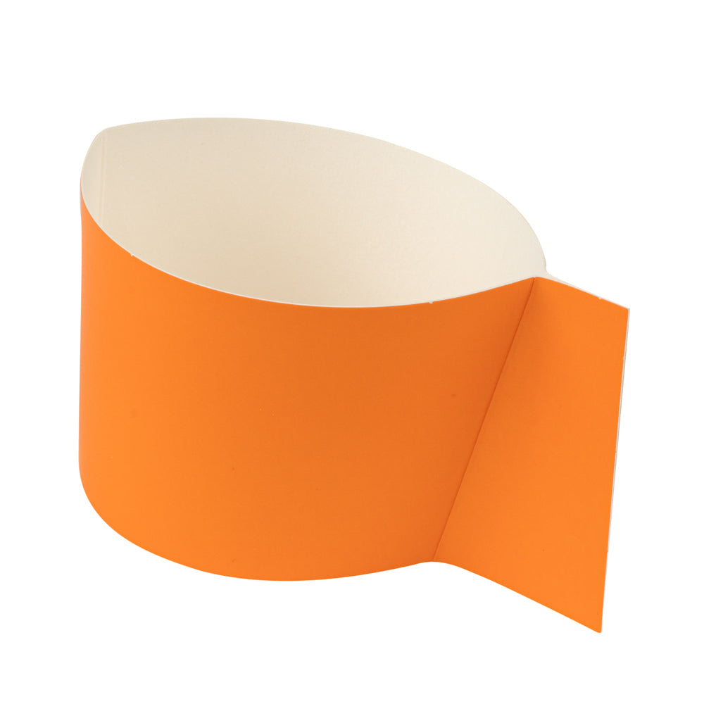 Restpresso Orange Paper Coffee Cup Sleeve - with Handle, Fits 12 / 16 / 20 oz Cups - 1000 count box