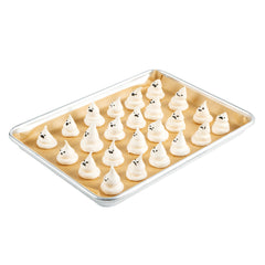 Pastry Tek Unbleached Parchment Paper Quarter Size Sheet Pan Liner - Silicone Coated - 9