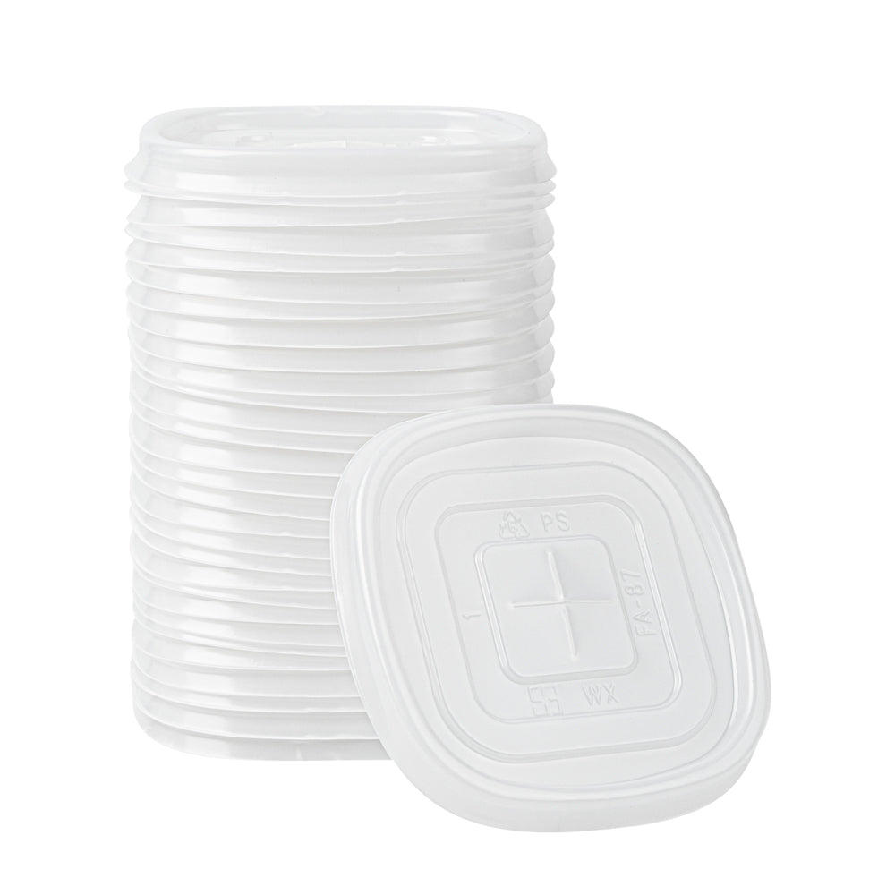 Hip 2 Be Square Frosted Plastic Straw Lid - Fits 12, 16 and 22 oz - 500 count box