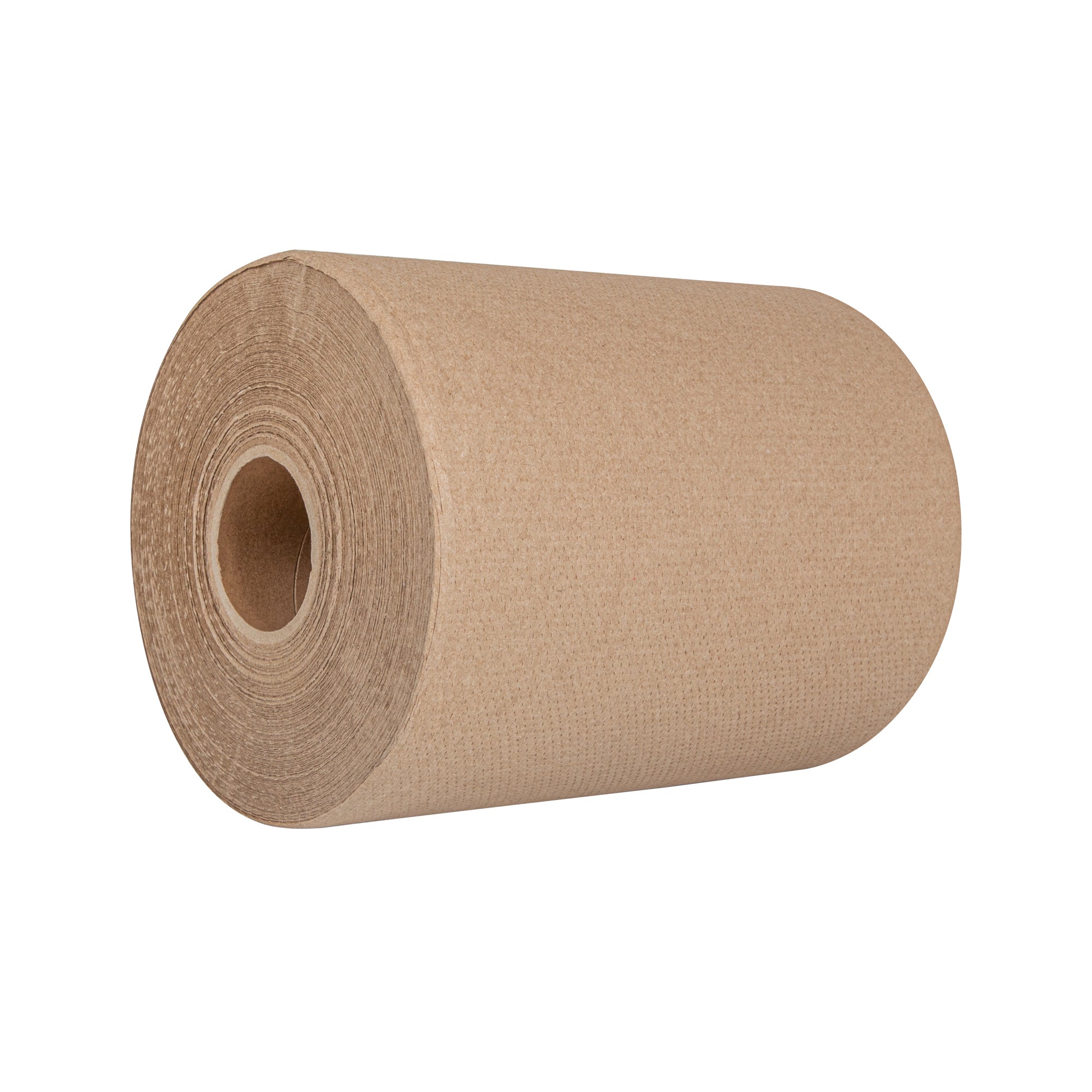 Clean Tek Professional Kraft Paper Towel Roll - 1-Ply - 600' x 8" - 12 count box