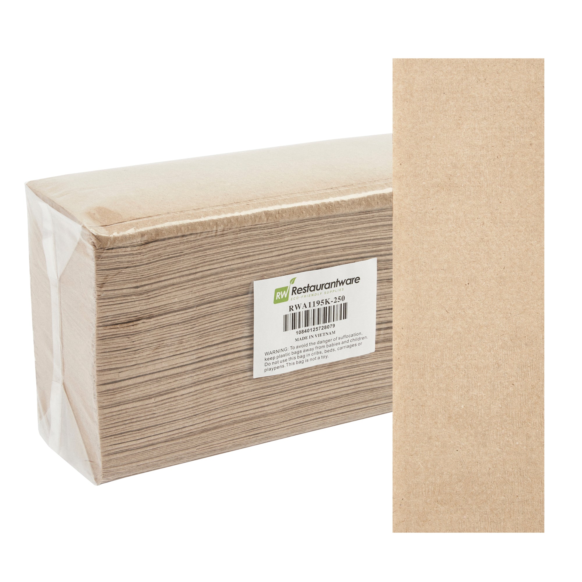 Clean Tek Professional Kraft M-Fold Paper Towel - 1-Ply - 9 1/2" x 9 1/4" - 4000 count box