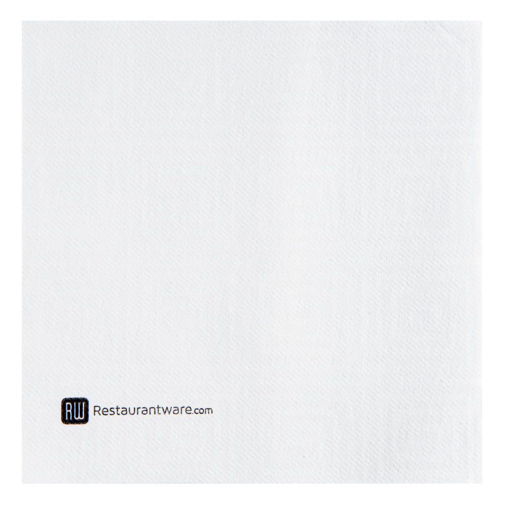 Luxenap Square Greco White Paper Napkin - Air Laid - 15 3/4" x 15 3/4" - 800 count box