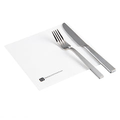 Luxenap Square Greco White Paper Napkin - Air Laid - 15 3/4