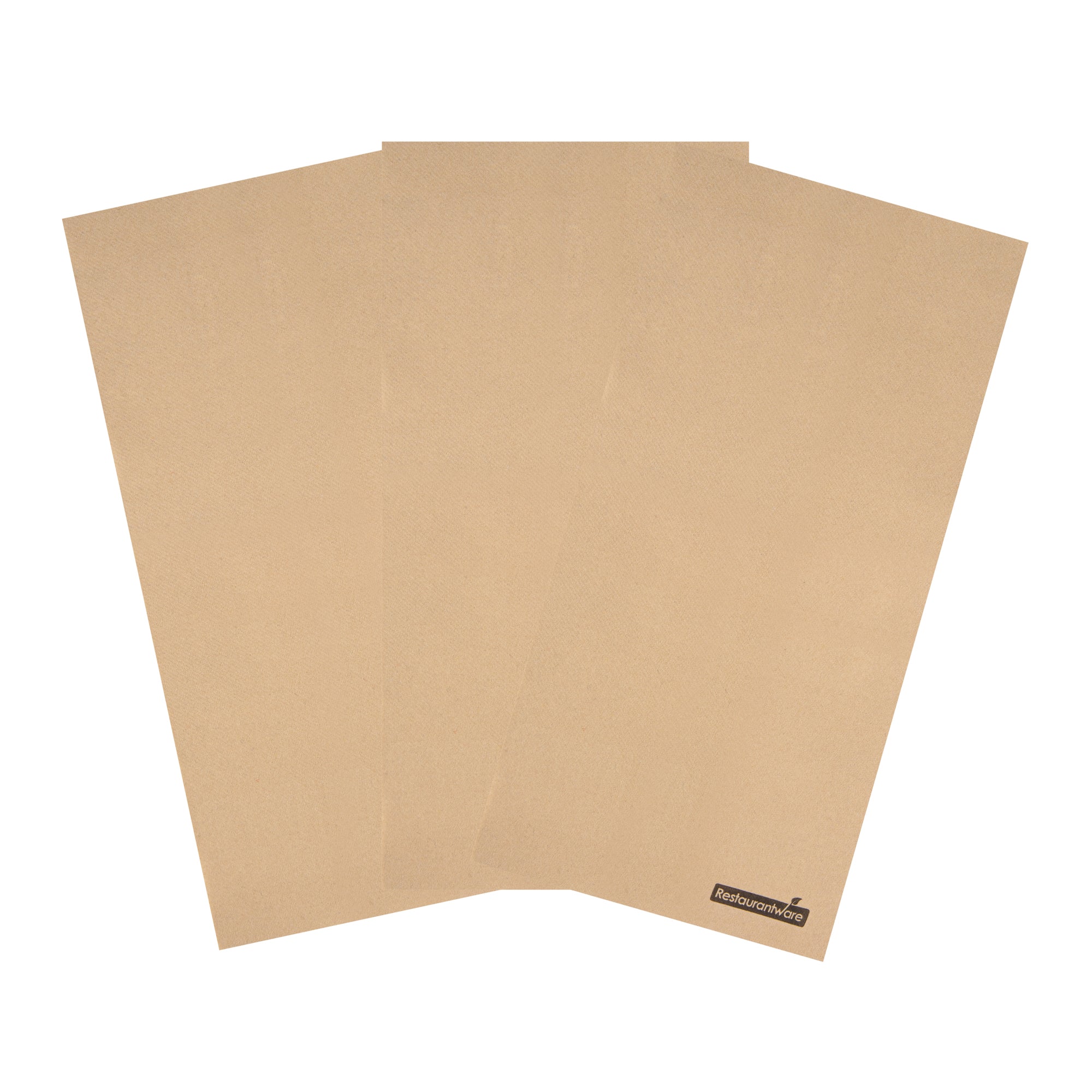 Luxenap Rectangle Kraft Paper Linen-Feel Guest Towel / Napkin - Air Laid - 15 3/4" x 7 3/4" - 600 count box