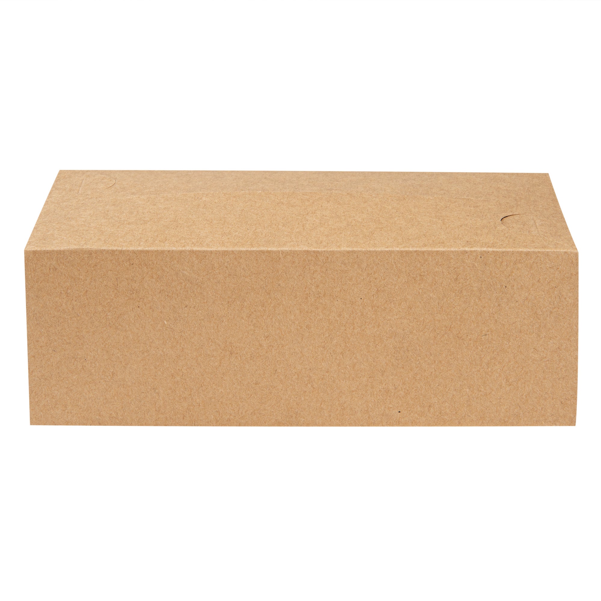 Bio Tek 71 oz Kraft Paper Lunch / Chicken Box - with Fast Top - 8 3/4" x 5" x 3" - 400 count box