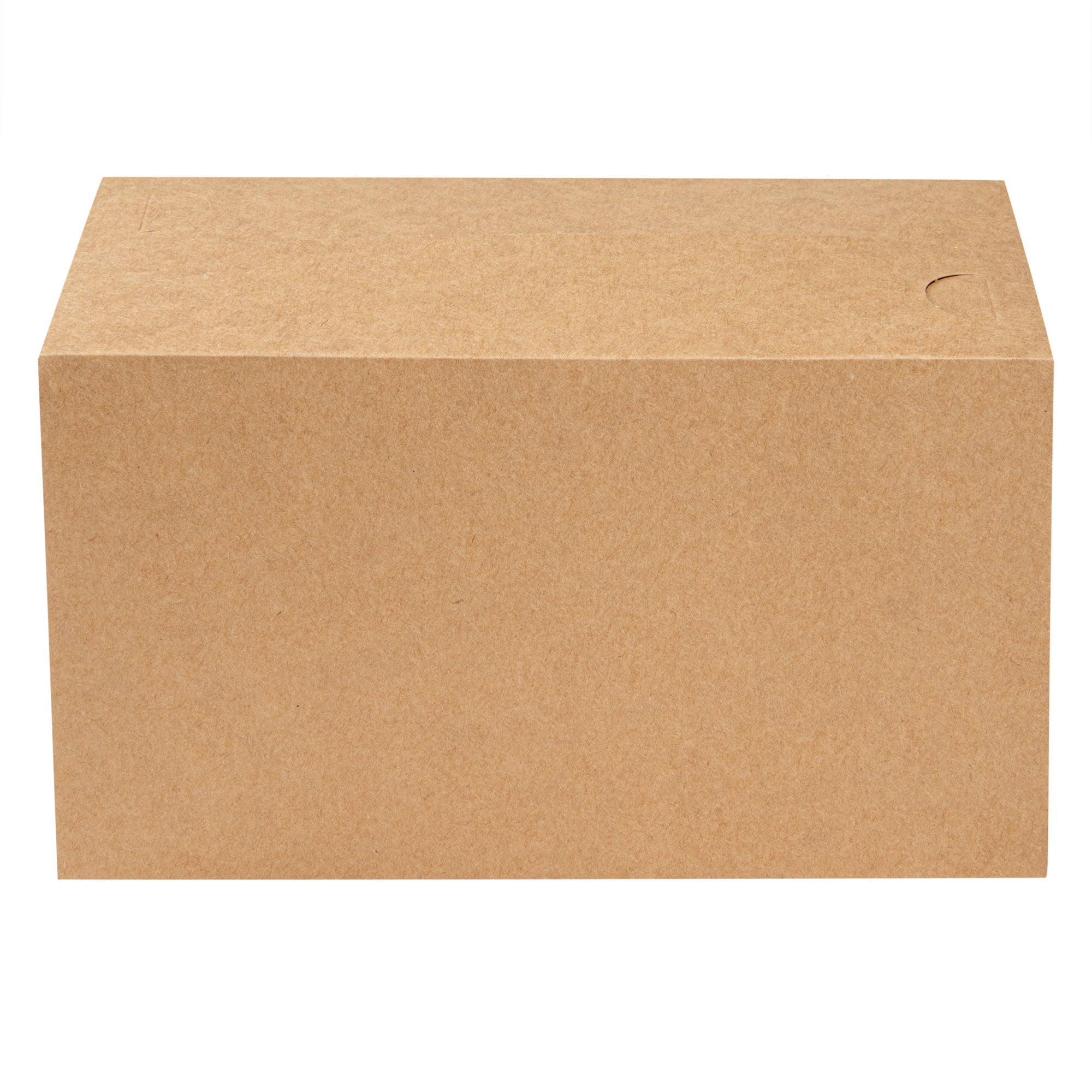 Bio Tek 80 oz Kraft Paper Lunch / Chicken Box - with Fast Top - 9" x 5" x 5" - 400 count box