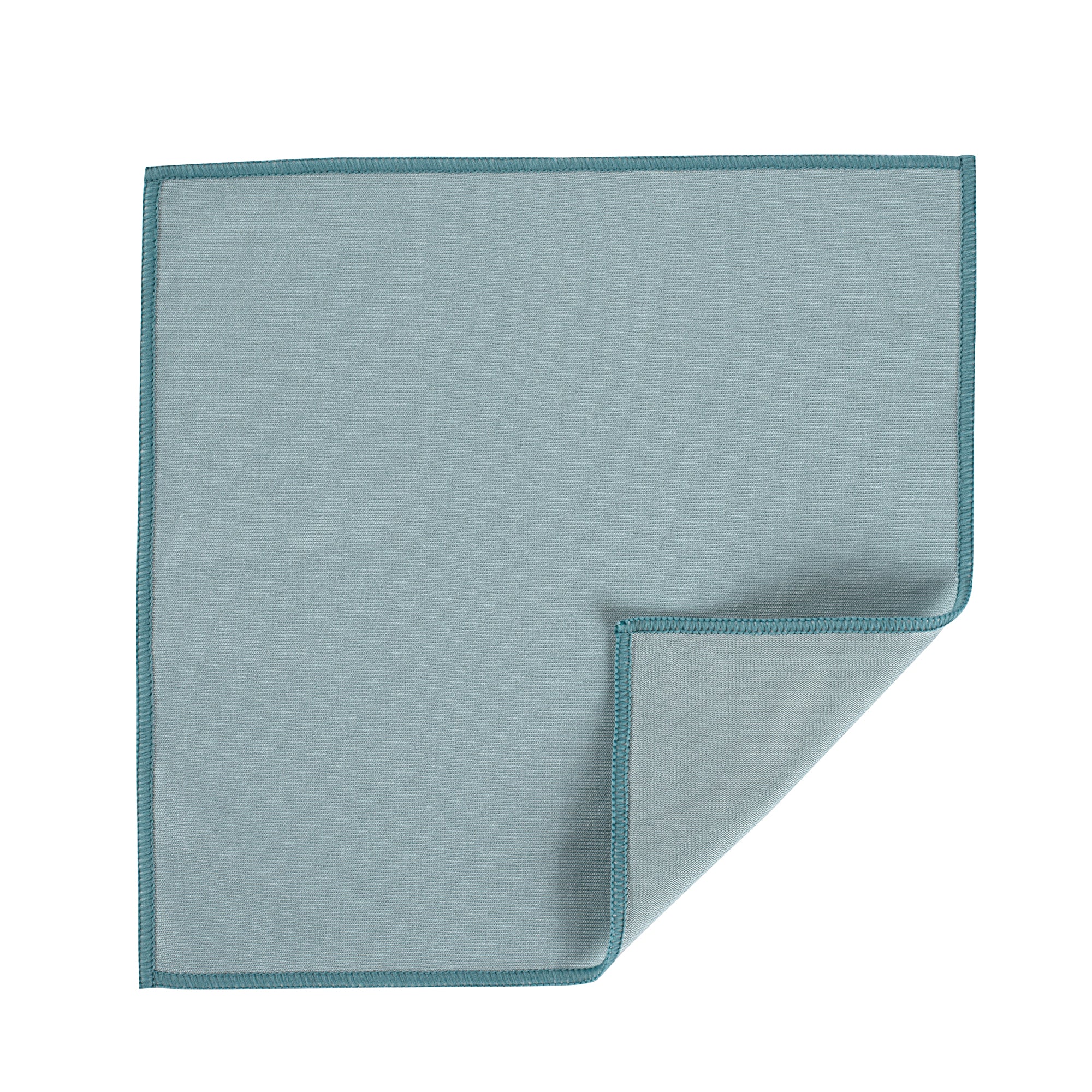 Clean Tek Professional Light Blue Microfiber Glass Cleaning Cloth - 11 3/4" x 11 3/4" - 100 count box