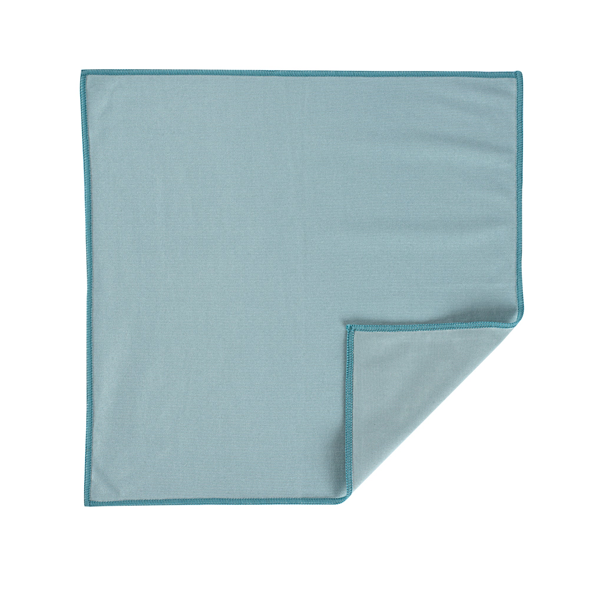 Clean Tek Professional Light Blue Microfiber Glass Cleaning Cloth - 15 3/4" x 15 3/4" - 100 count box