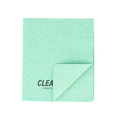 Clean Tek Professional Green Microfiber Cleaning / Drying Cloth - 13'' x 15'' - 100 count box