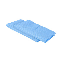 Clean Tek Professional Blue 3D Chamois Cloth - with Storage Tube - 25 1/4'' x 17'' - 20 count box