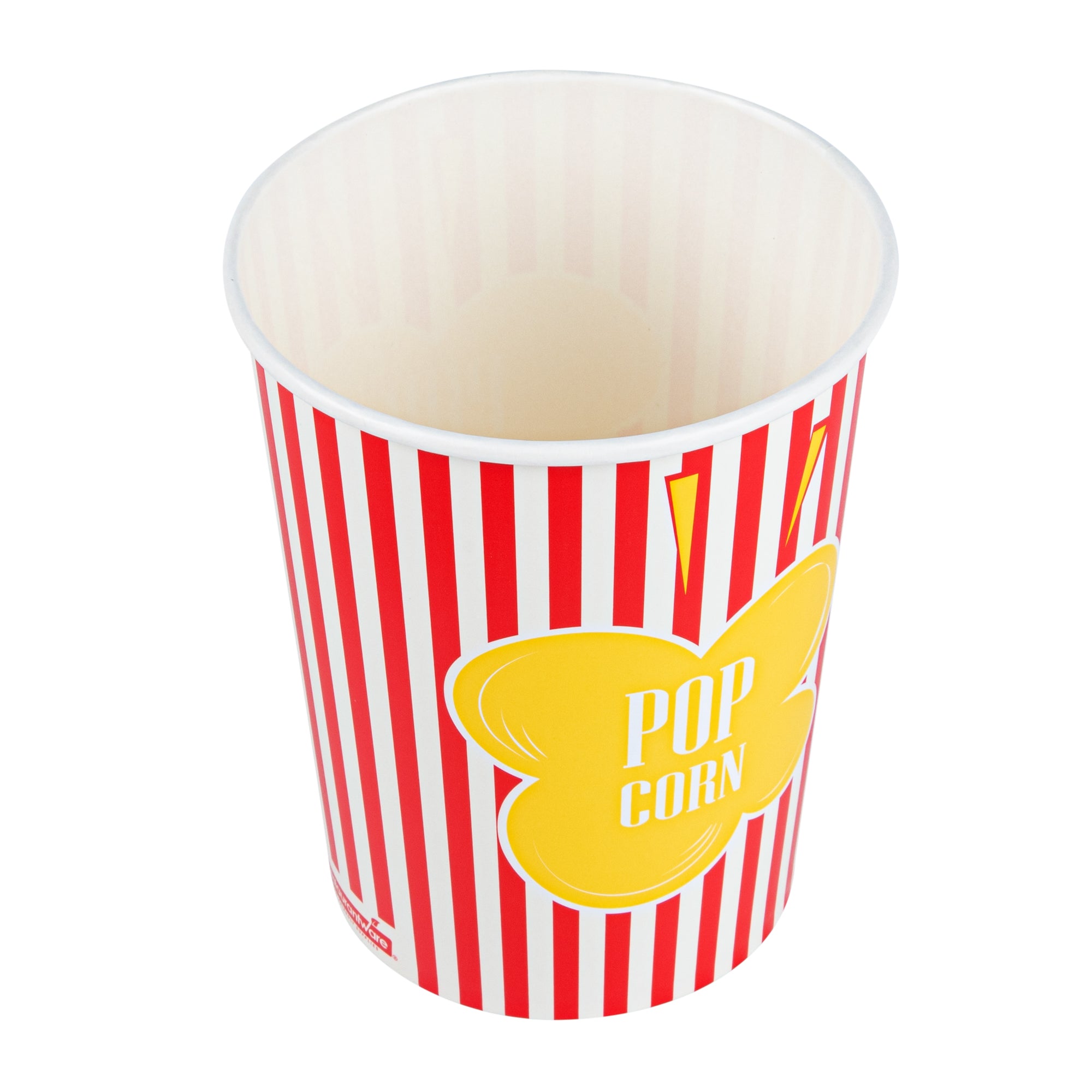 Bio Tek 32 oz Red Paper Popcorn Cup - 100 count box