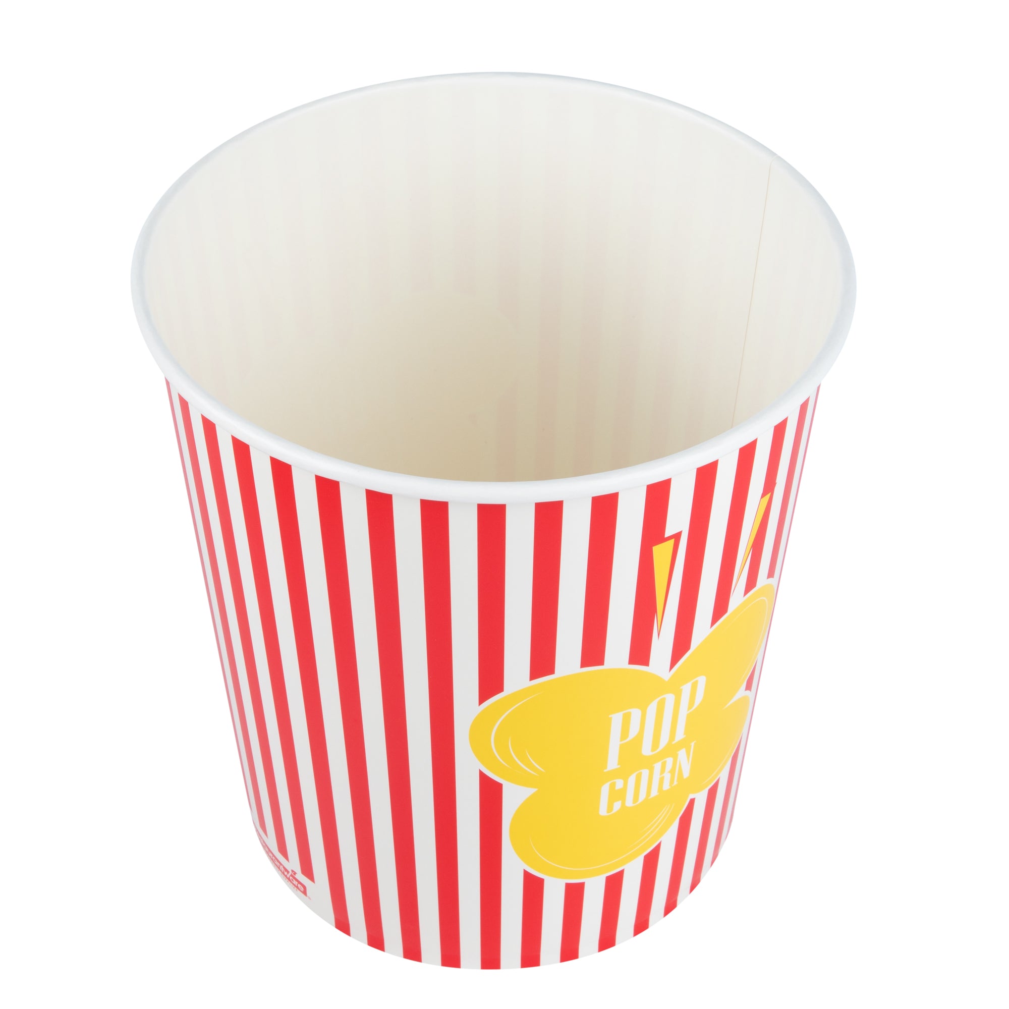 Bio Tek 130 oz Red Paper Popcorn Bucket - 100 count box