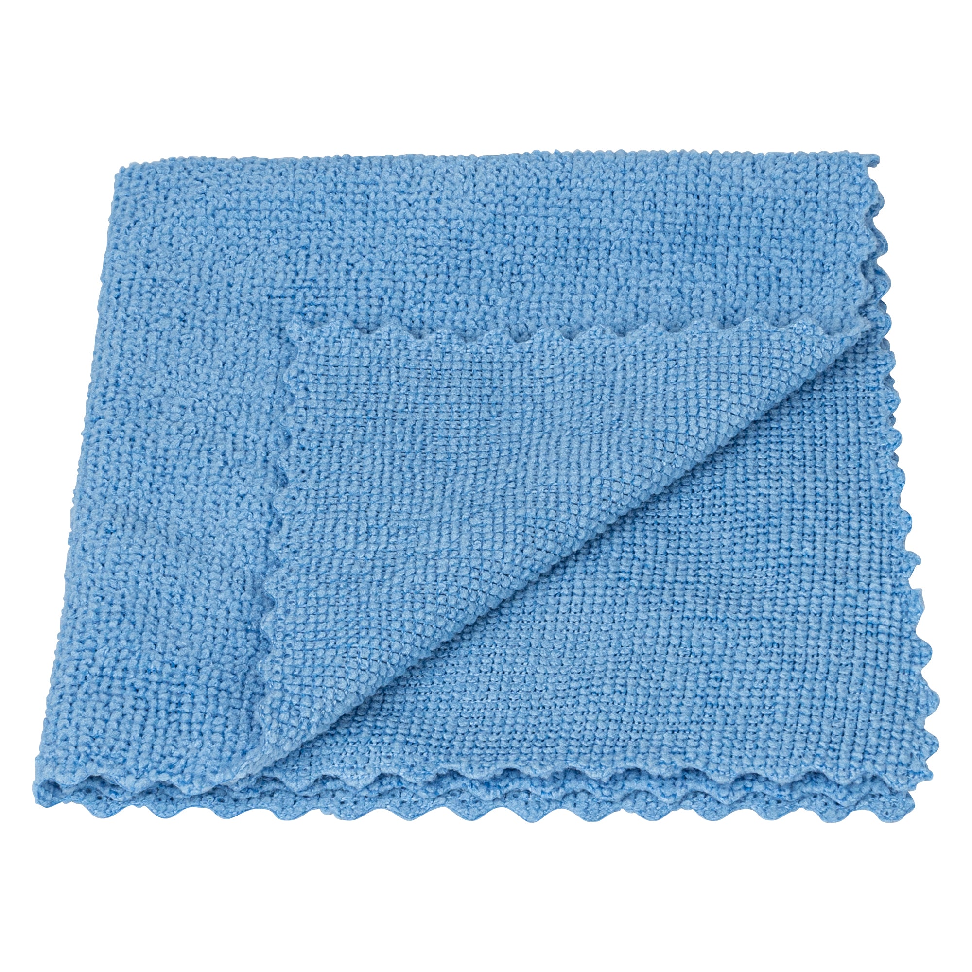 Clean Tek Professional Blue Microfiber Rags In A Box - 11 3/4" x 11 3/4" - 250 count box