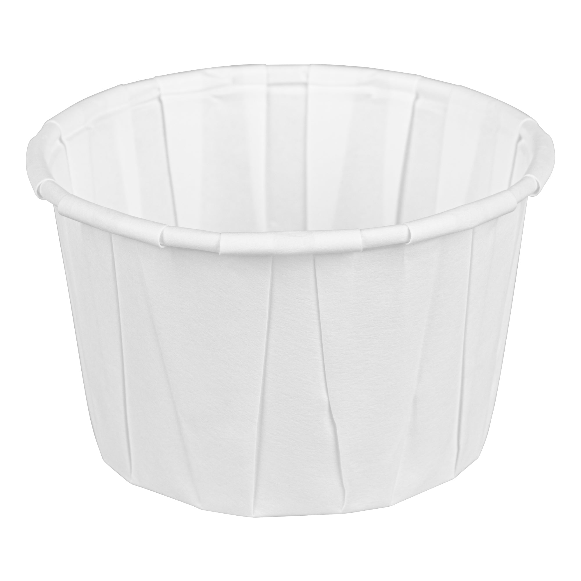 Sustain 4 oz White Paper Portion Cup - Compostable - 2000 count box