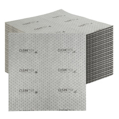 Clean Tek Professional Gray Universal Sorbent Pad - Heavy Weight, Perforated - 30